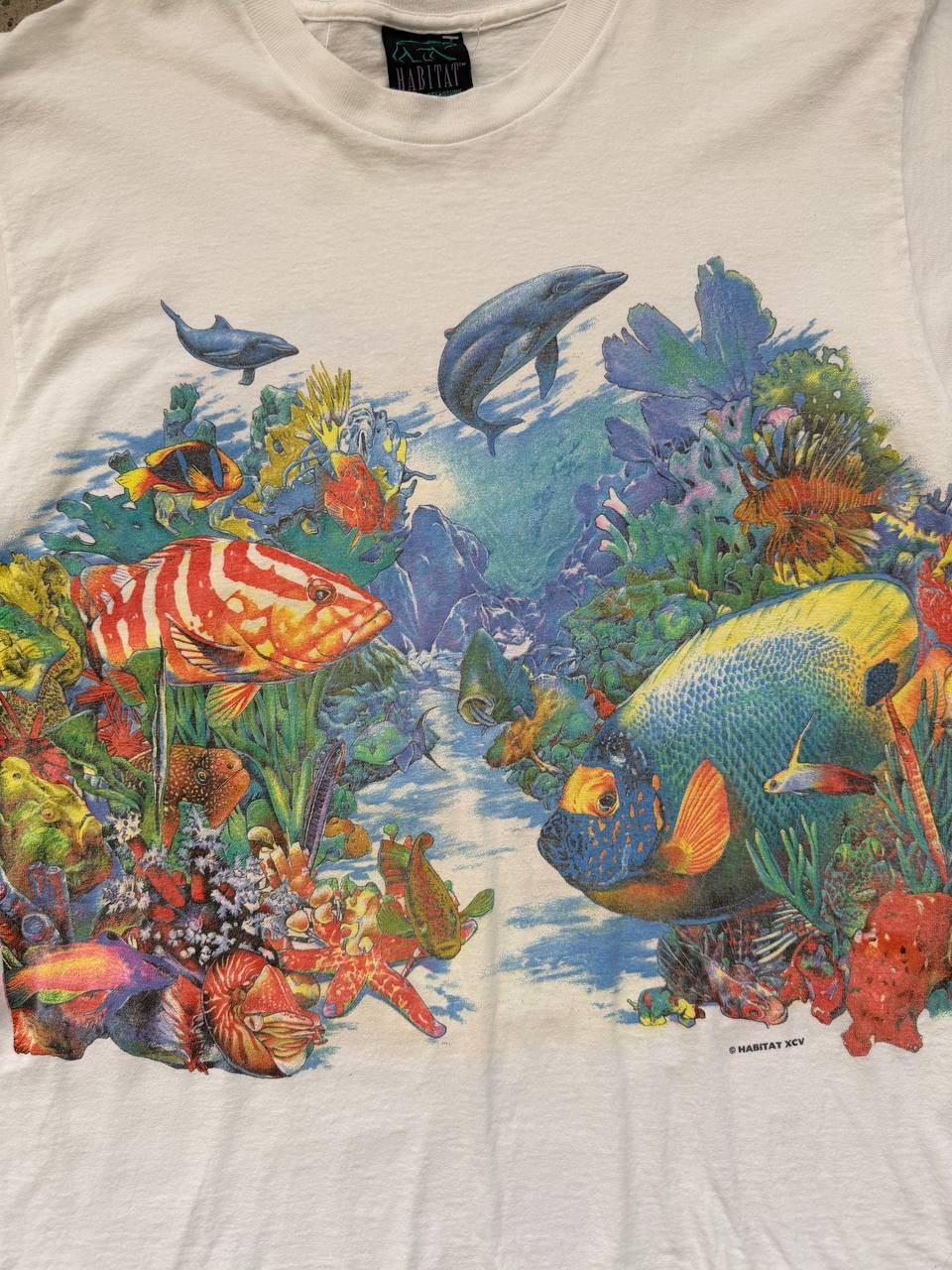 Habitat XCV Ocean Graphic Single Stitch T-Shirt White M