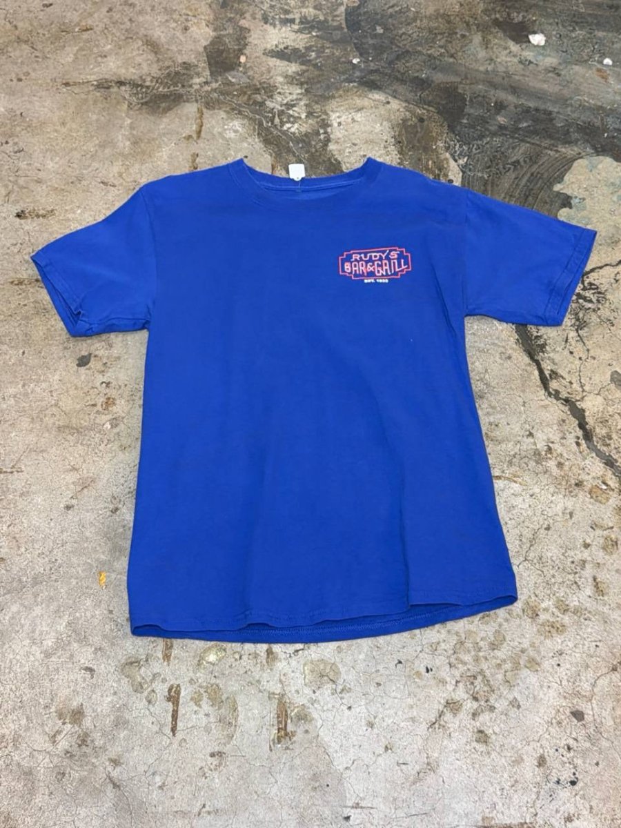 Rudy's Graphic T-Shirt Hell's Kitchen Blue M