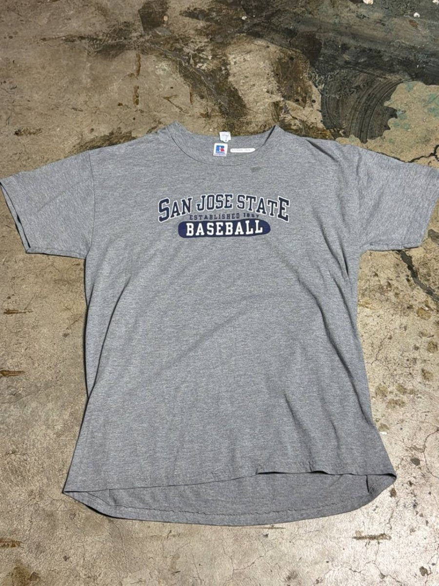 Russell Athletic graphic t-shirt San Jose State Baseball grey L