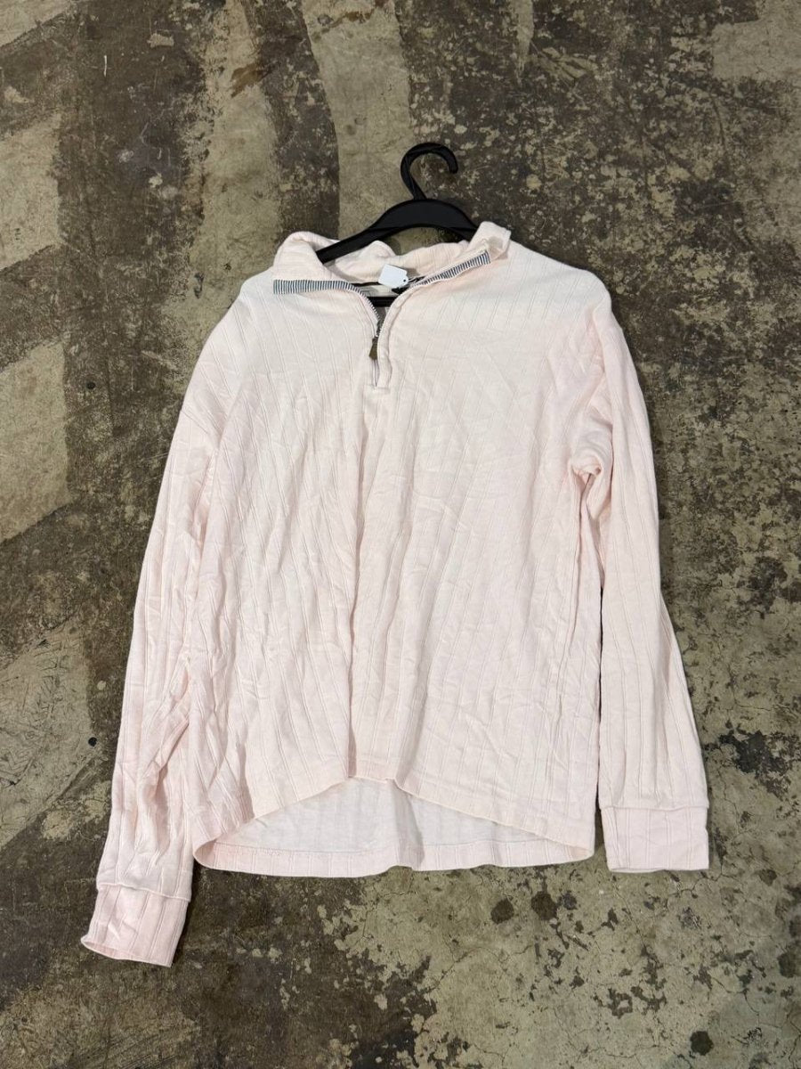 Sissy by Kansai Yamamoto half-zip top quilted pink M