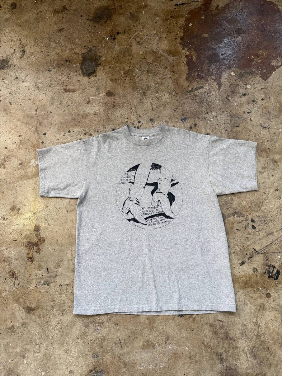 Sonic Youth Goo Tour Graphic T-Shirt Grey XL