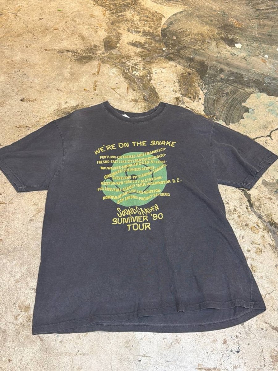 Soundgarden Graphic T-Shirt Summer '90 Tour Black XL