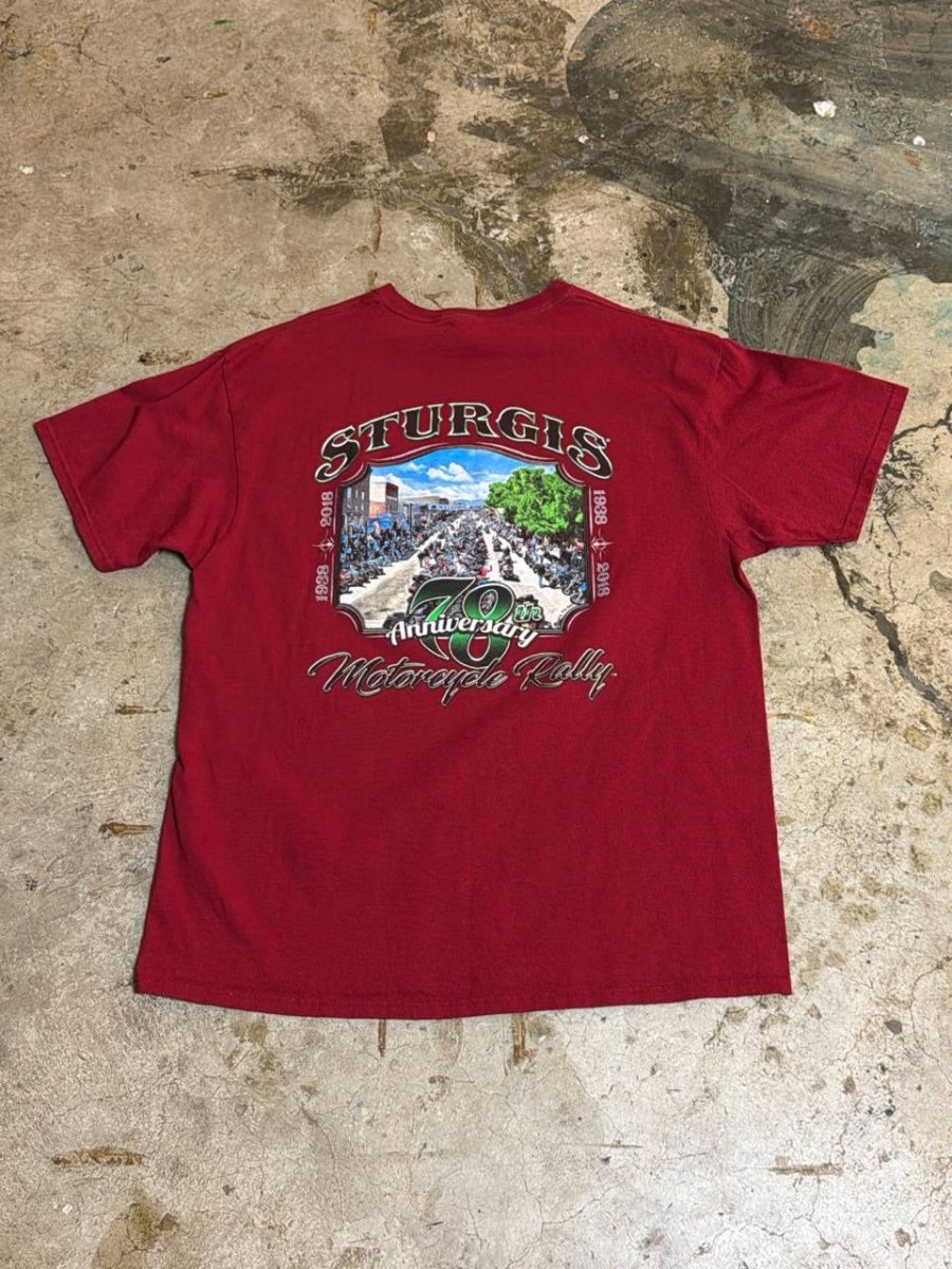 Sturgis 78th Annual Event Tee Red XL