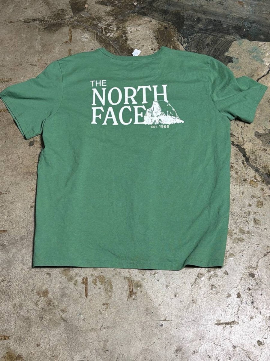 The North Face Graphic T-Shirt Green XL front view