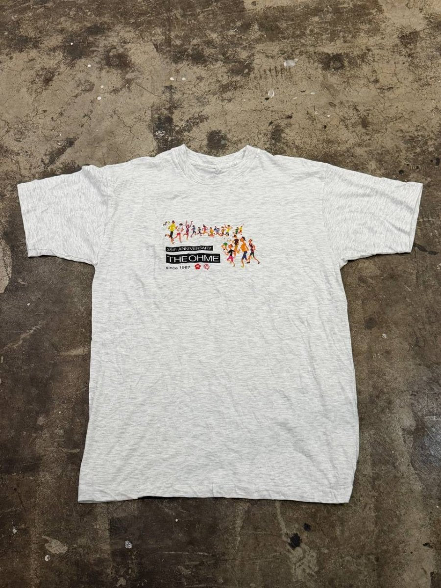 The Ohme Graphic T-Shirt running theme grey L