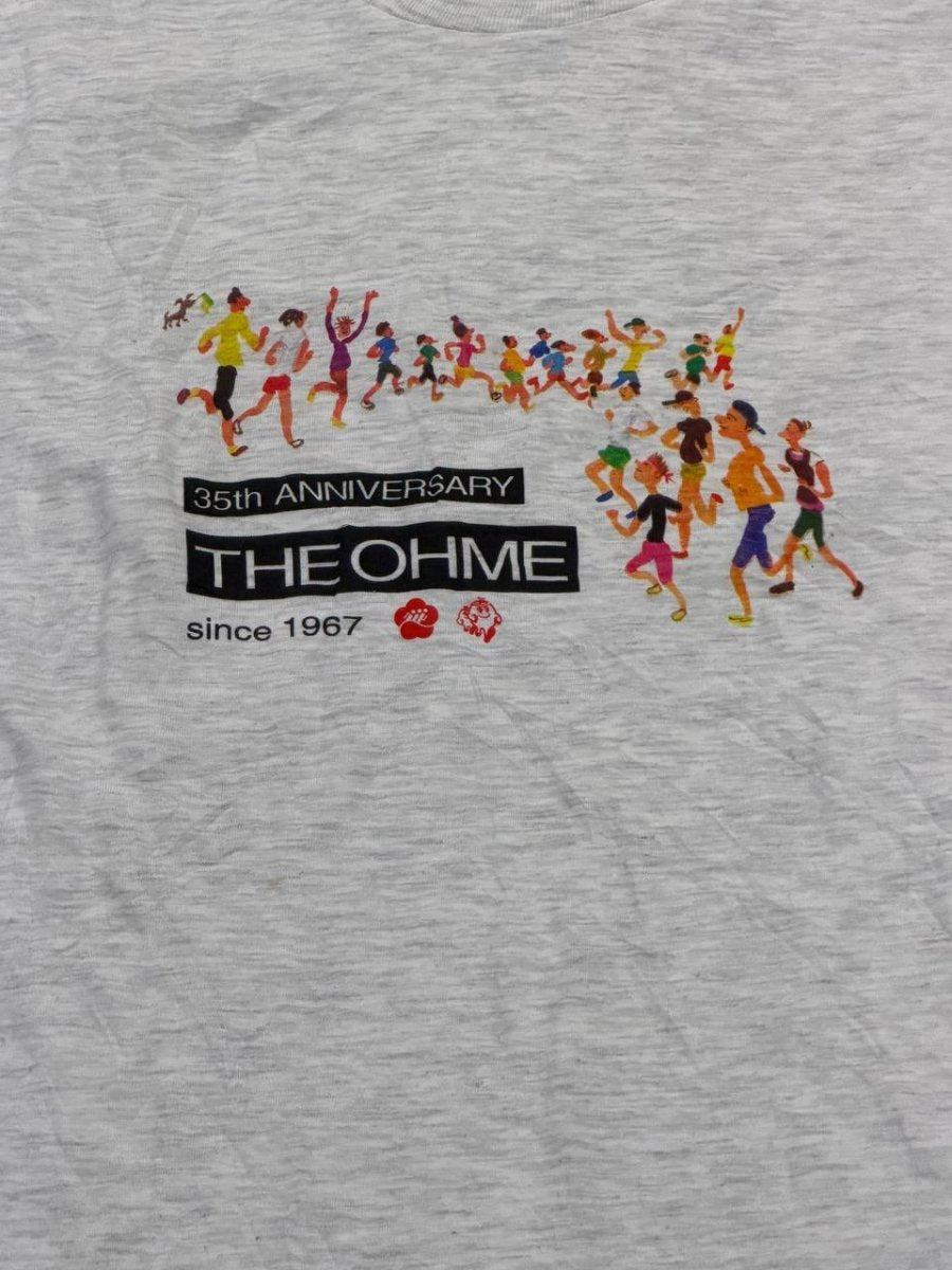 The Ohme Graphic T-Shirt running theme grey L