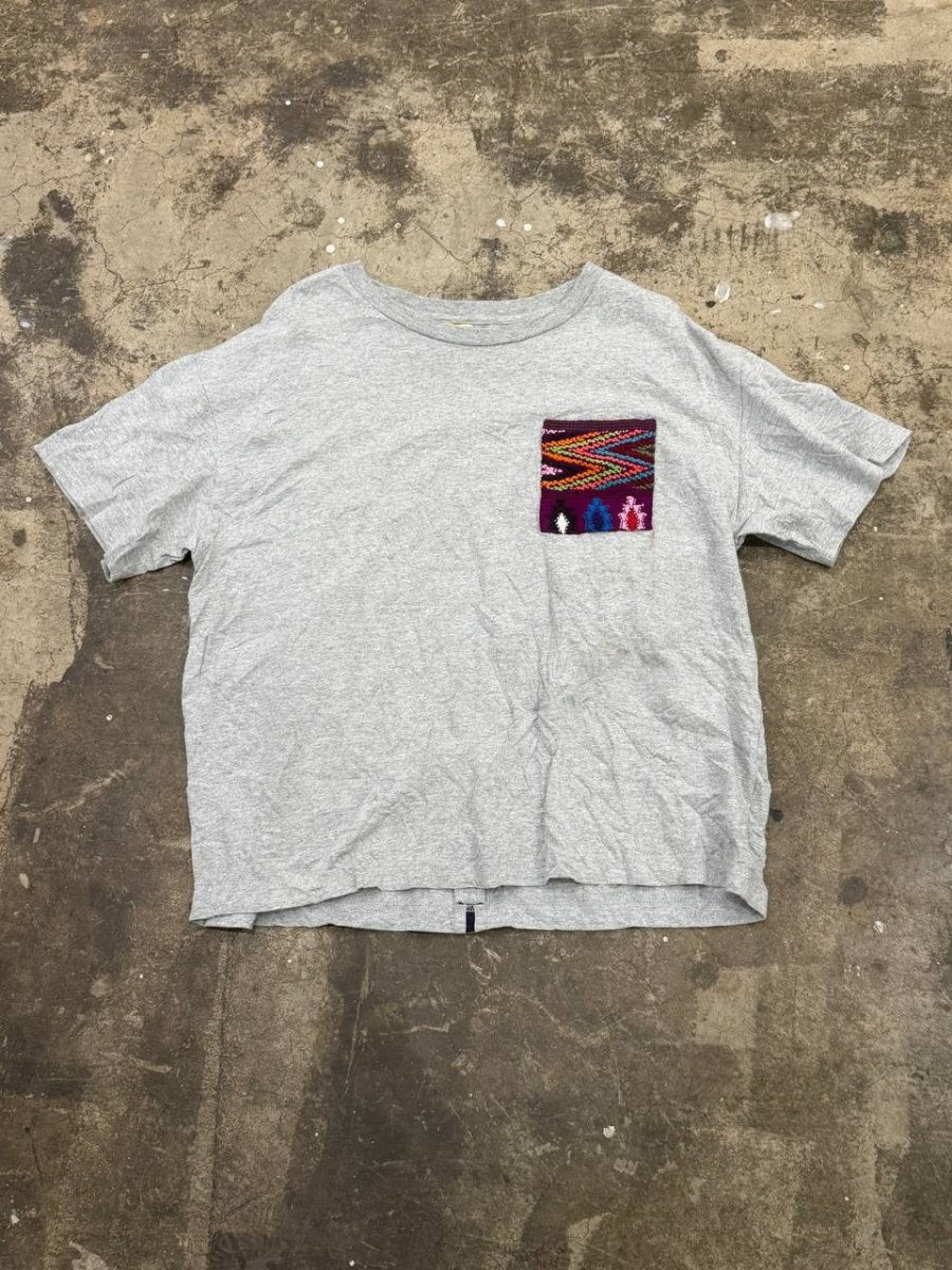 Titicaca T-Shirt woven pocket grey L