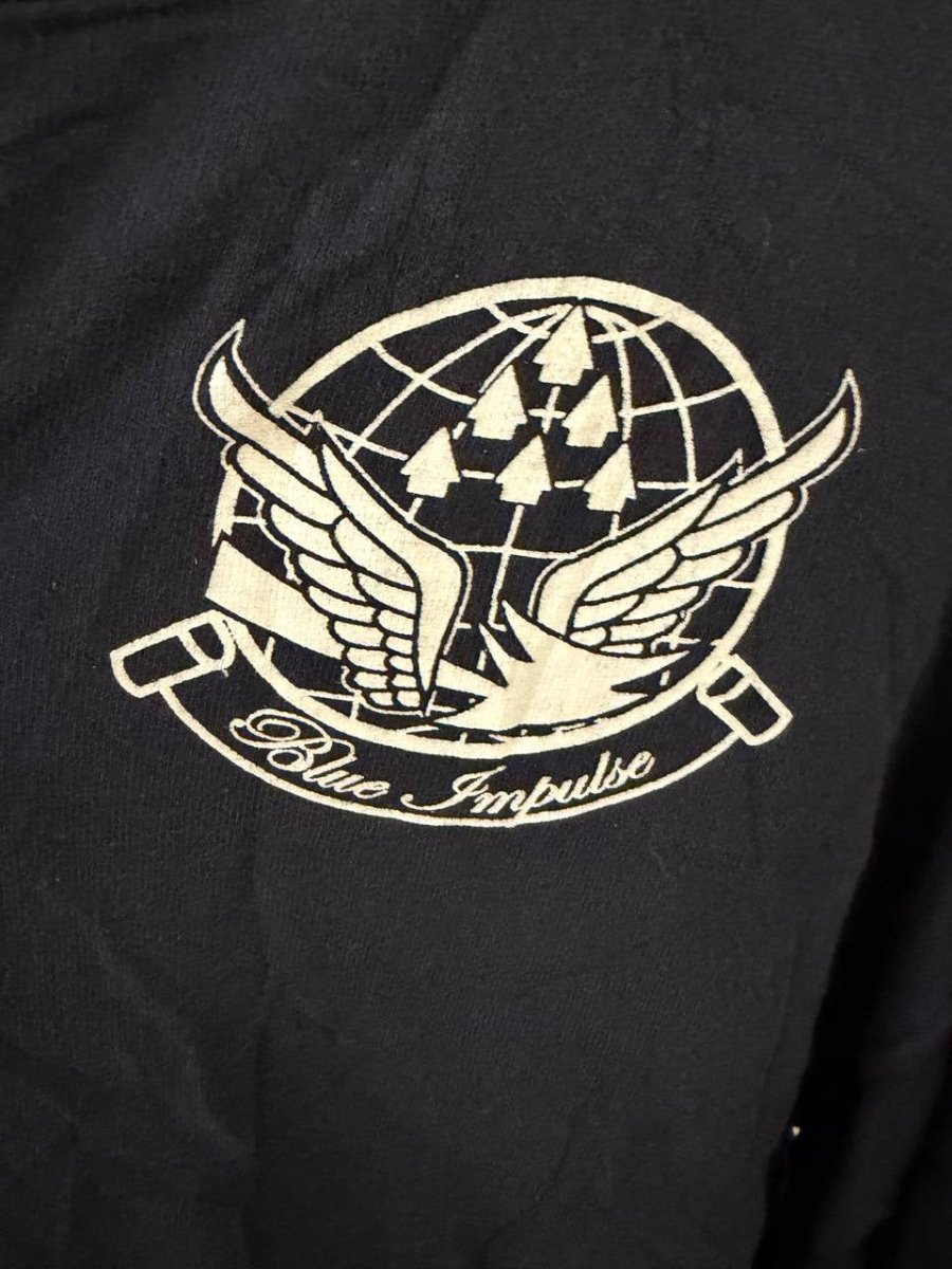 United Athle graphic hoodie Blue Impulse navy XL