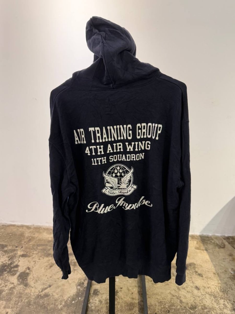 United Athle graphic hoodie Blue Impulse navy XL