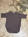Urban Research T-Shirt brown M front and back view