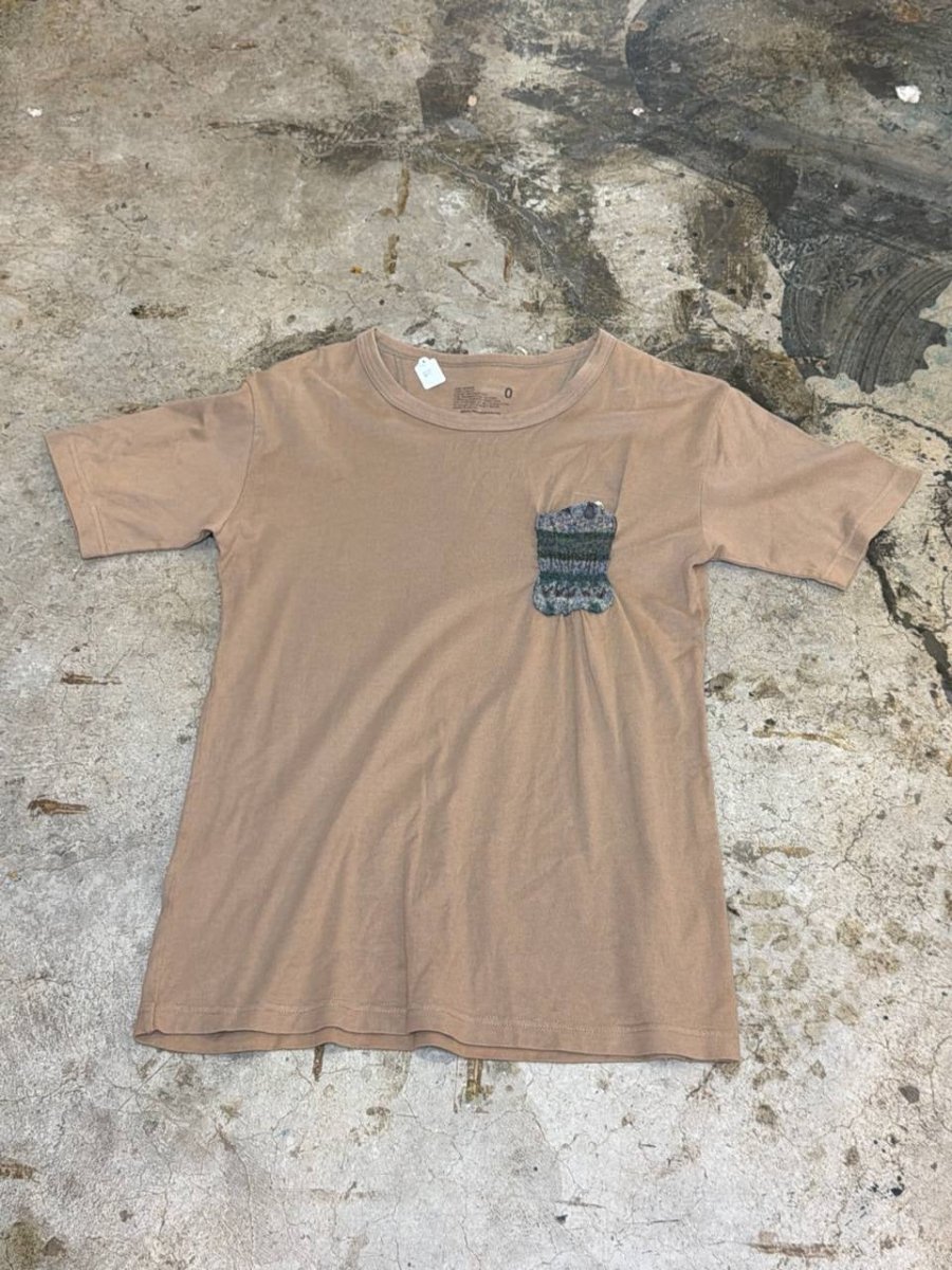 White Mountaineering pocket t-shirt beige XS