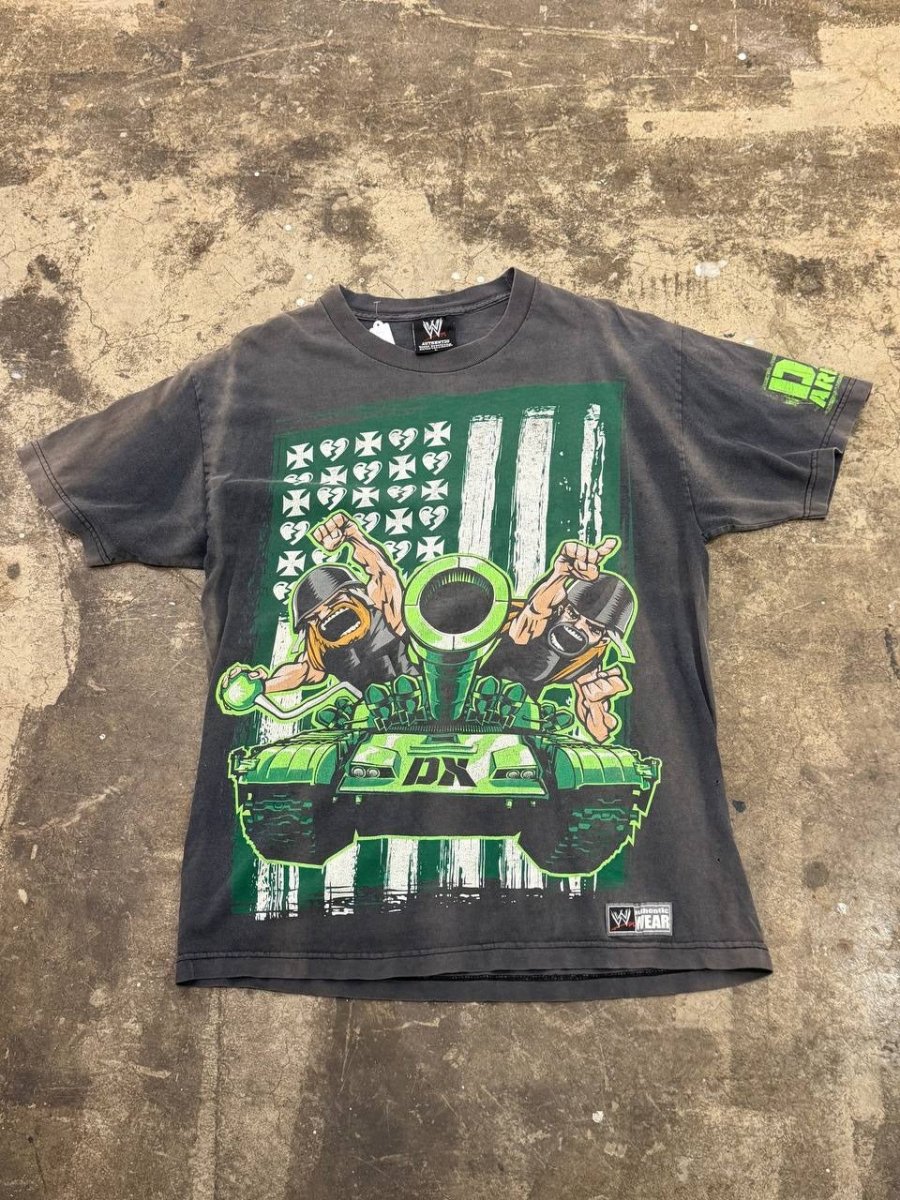 WWE Graphic T-Shirt DX Army design black L