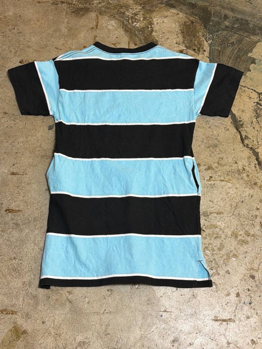 XGIRL graphic t-shirt striped black and light blue M