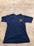 Yotsuya graphic T-shirt Volunteer Fire Corps navy