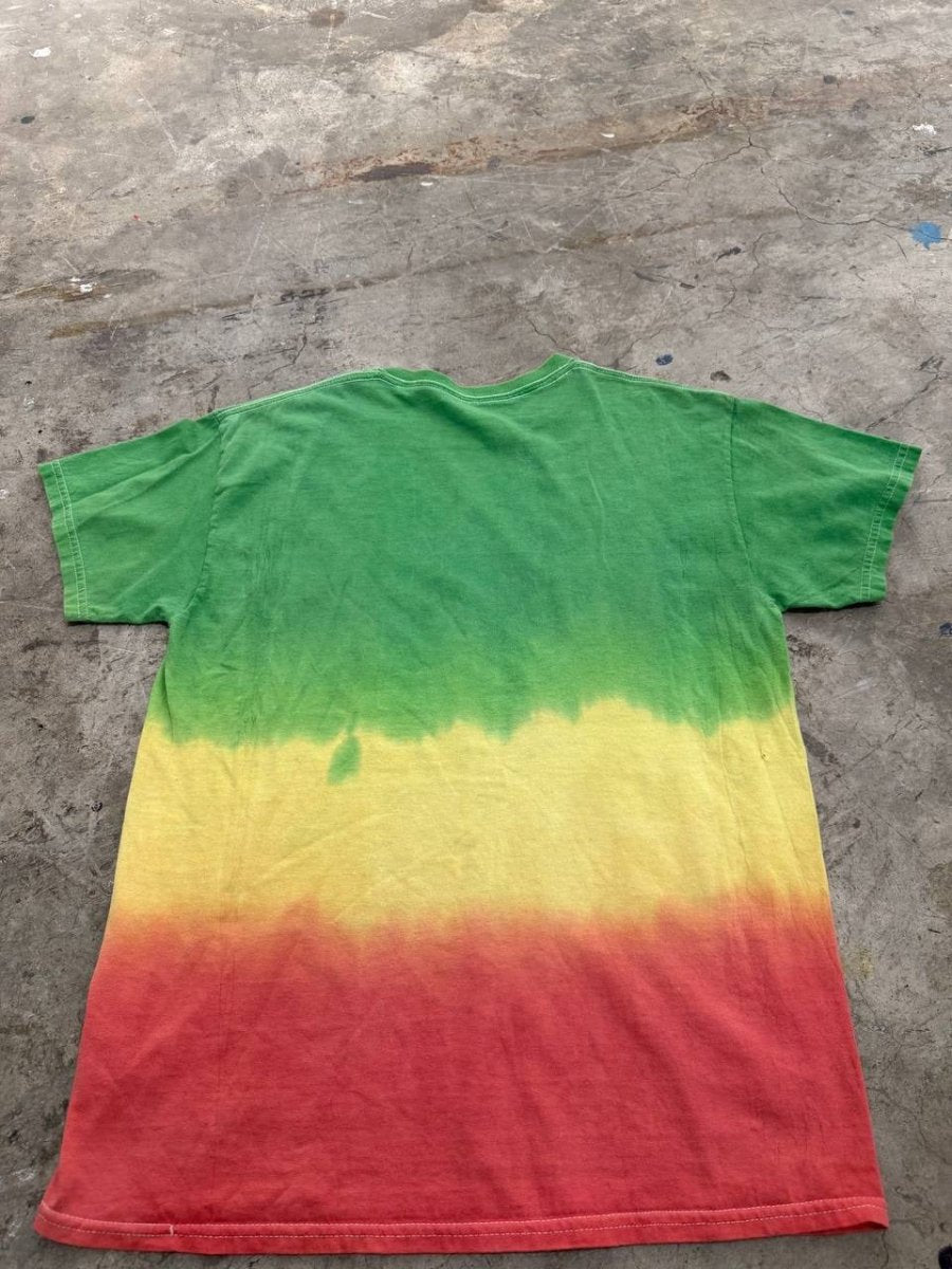 Zion Rootswear Graphic T-Shirt Bob Marley Lion Green M